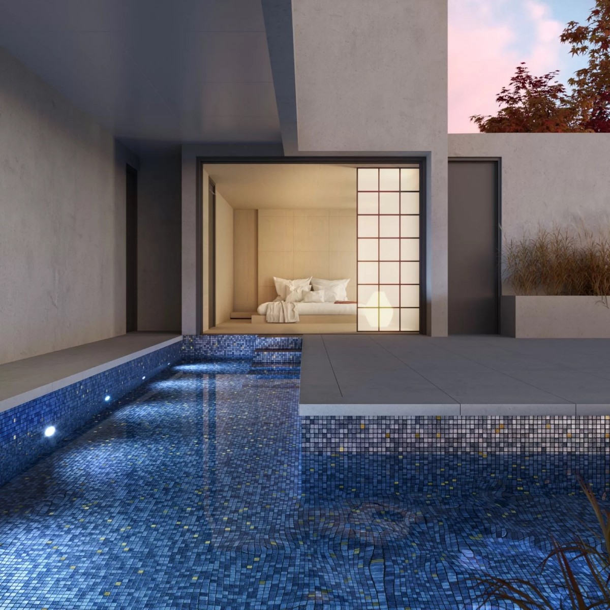 Стеклянная мозаичная смесь Ezarri Capricorn Gold